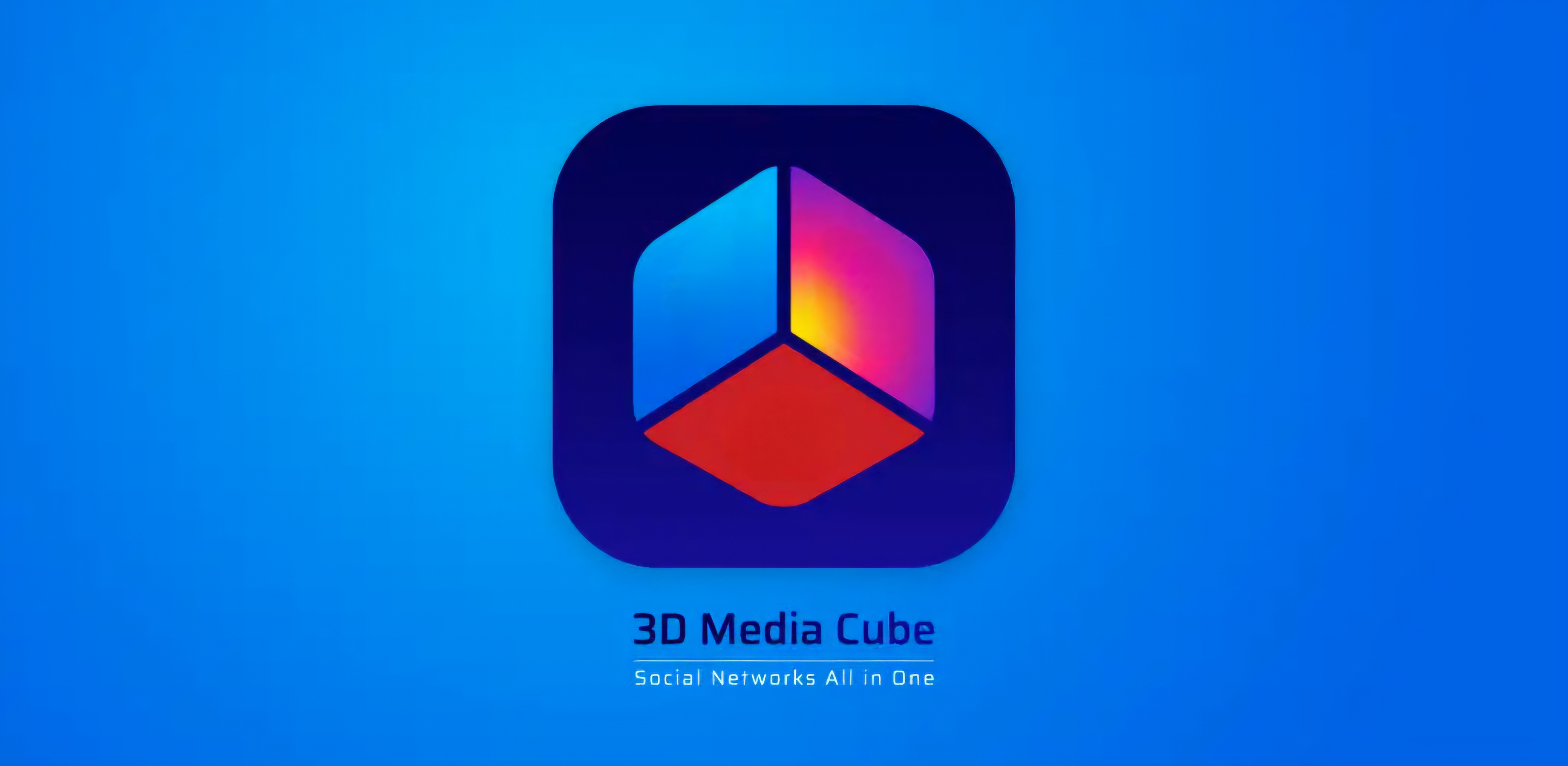 Social Networks 3D Cube -